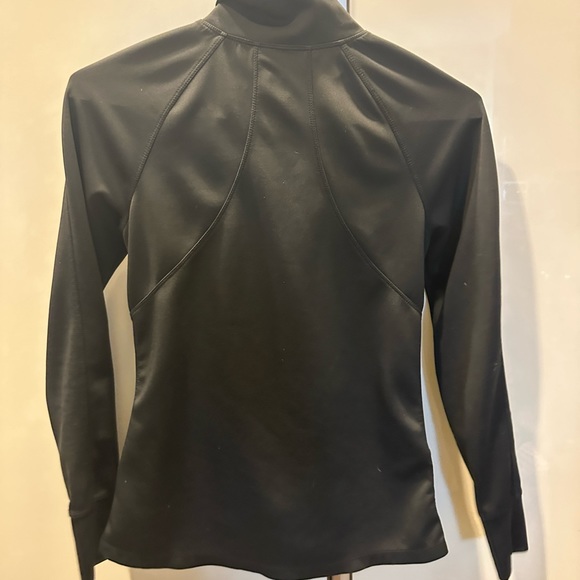 Sz small black womens workout jacket - Picture 3 of 4